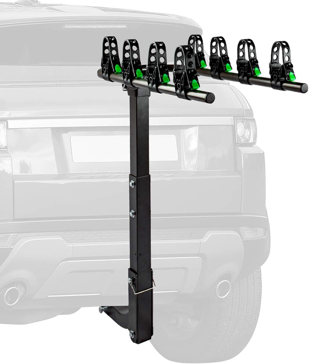 5 Bike Rack Hitch Mount Double Foldable Rack J240230