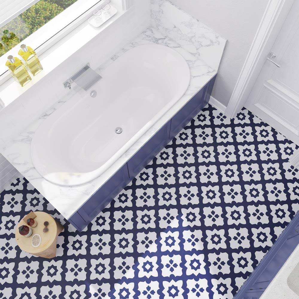 Vinyl Peel & Stick Floor Tile (36 Tiles/36 sq.ft. per CASE) J54325