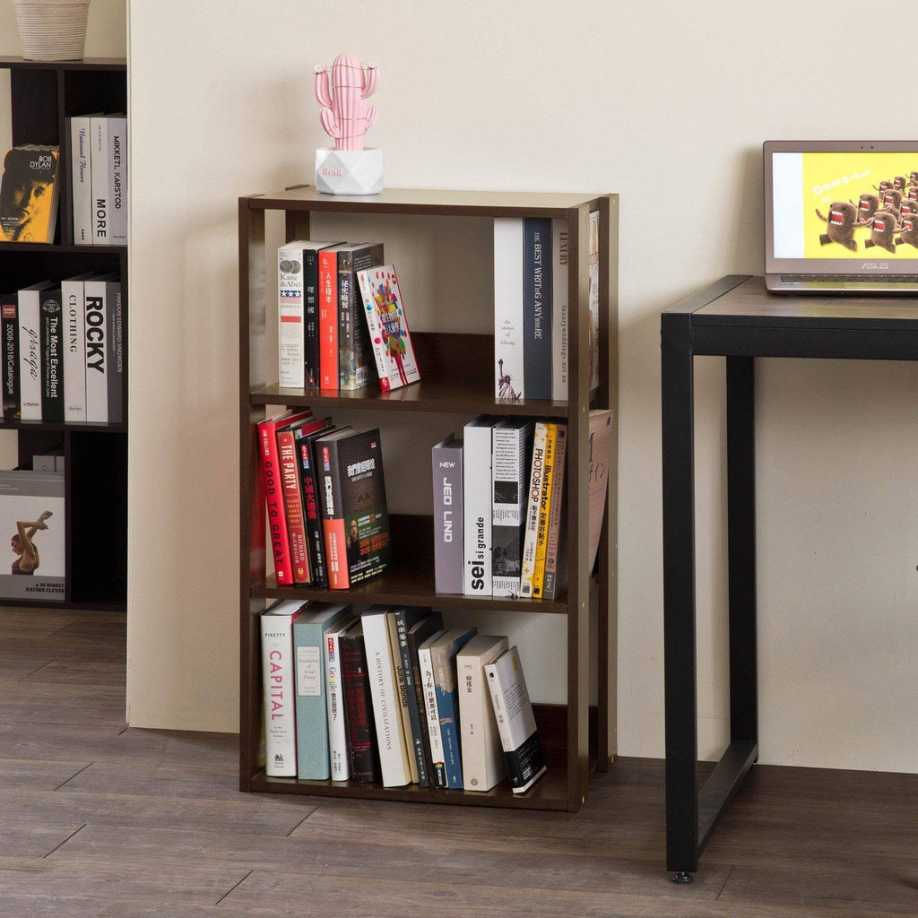 Classic Cherry Finish 3 Shelf Bookcase L7580