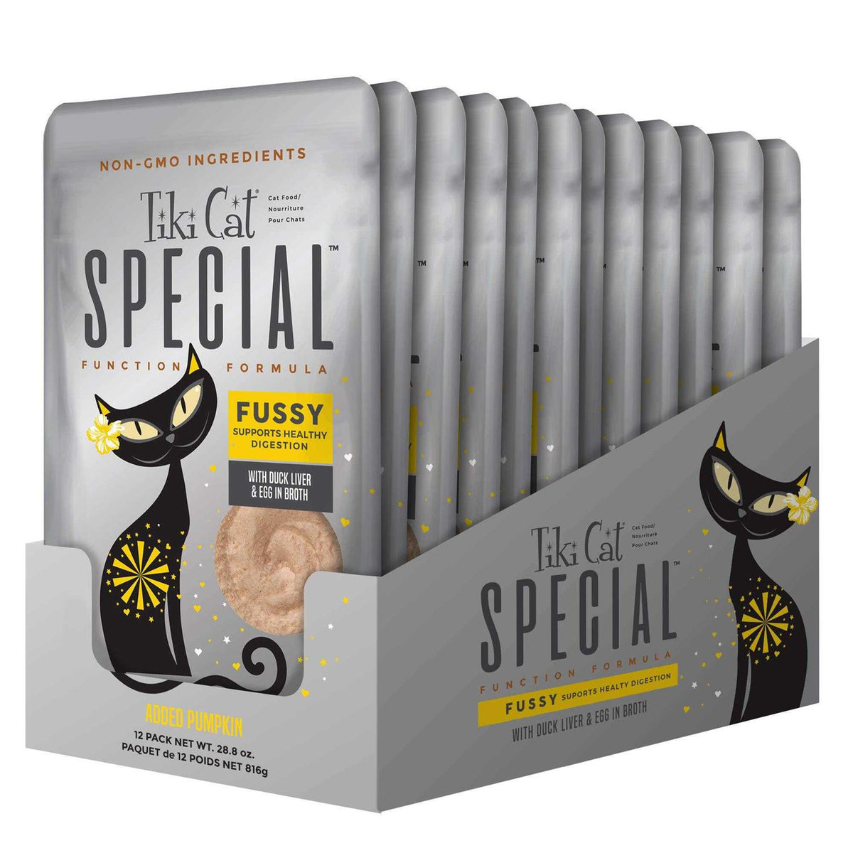 Duck Liver & Egg Wet Cat Food Pouches G860971