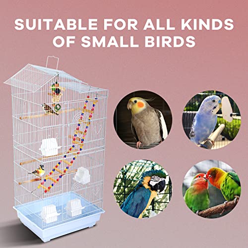 39 inch Large Flight Cage with Bird Stand F7136