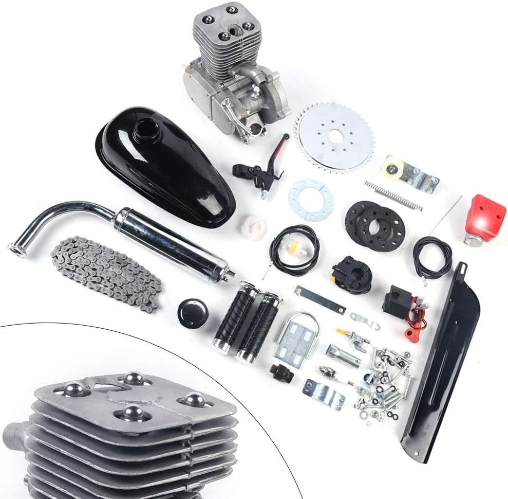 100cc 2 Stroke Petrol Gas Engine Kit for 26-28" V-Frame Bicycles B32212
