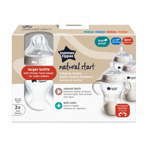 Natural Start Anti-Colic Baby Bottle, 11oz, 3 Pack K937
