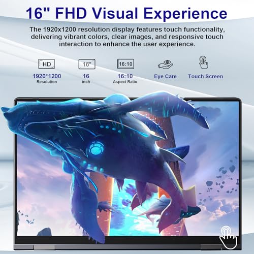 16 inch Convertible Laptop with Touchscreen, 16GB RAM, 640GB Storage U905