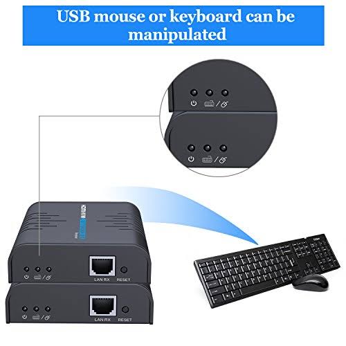 HDMI KVM Extender Over Single Cat 5/5E/6/7 Ethernet Cable K72885