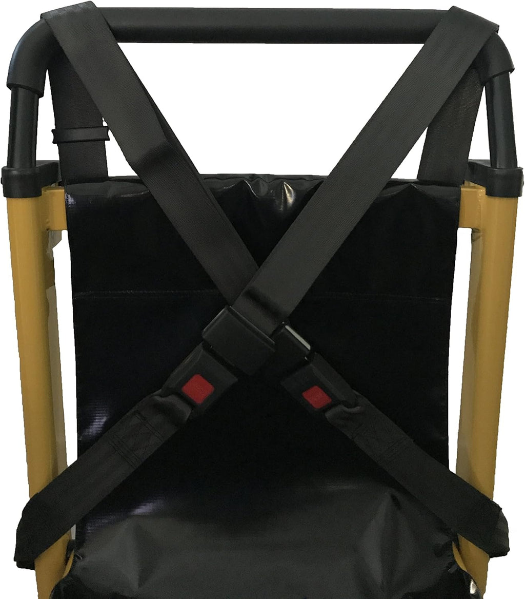 Yellow 2-Wheel Folding Stair Chair Z651449