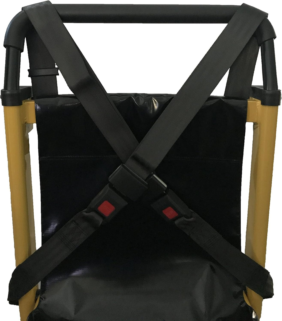Yellow 2-Wheel Folding Stair Chair Z651449