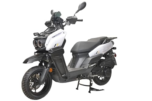 150cc Moped Gas Scooter with 12 inch Aluminum Wheels G95984