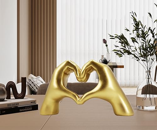 Silver Heart Hands Sculpture R669