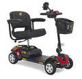 Red 4-Wheel Compact Mobility Scooter K2968