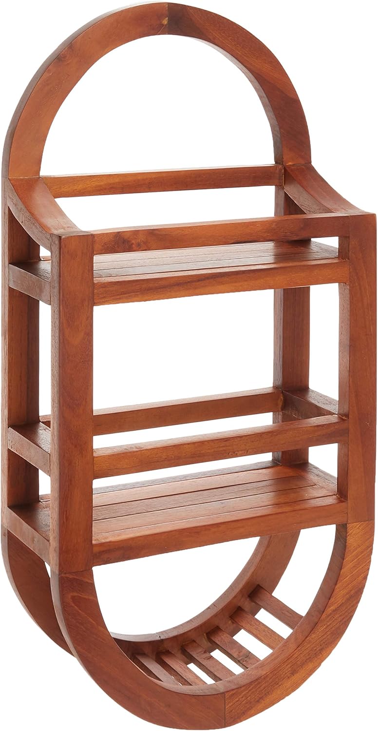 Teak Shower Caddie Storage Organizer, 24" K5471