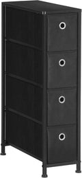 Narrow Dresser with 4 Fabric Drawers O8282