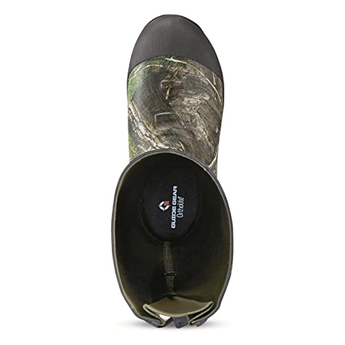Men's Ankle Fit Camo Hunting Insulated Rubber Boots Waterproof Rain Shoes S1331