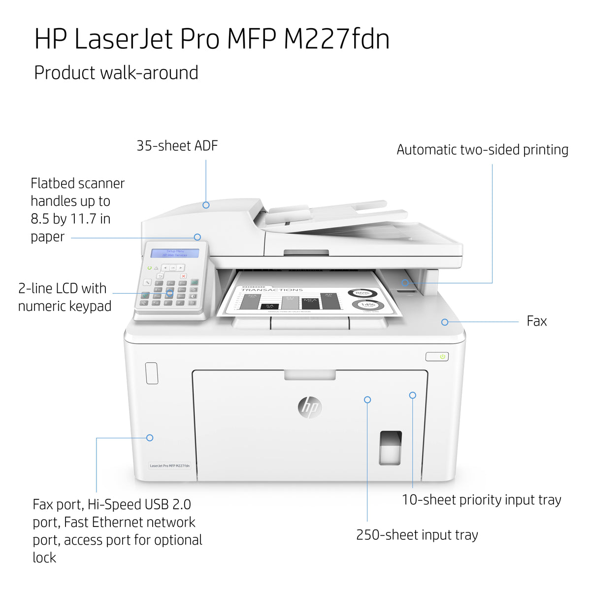 Monochrome Laser Multifunction Printer Q393