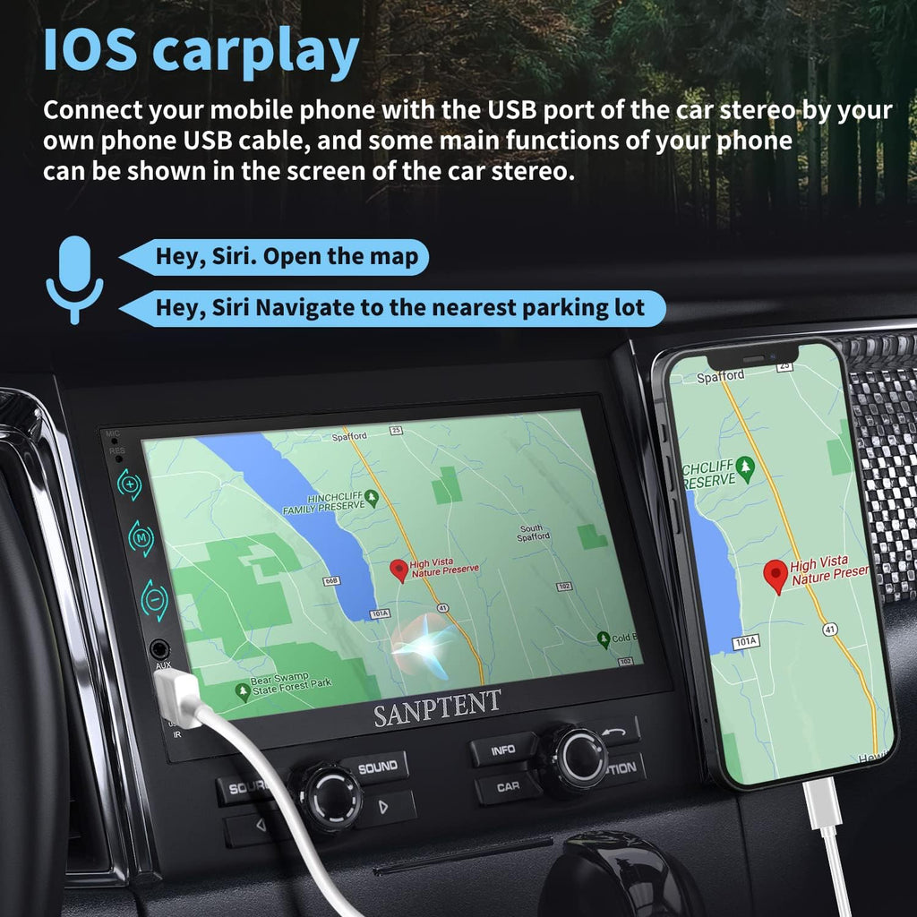 7-Inch Touch Screen Car Stereo with Bluetooth P420682