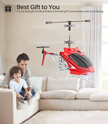 Red RC Helicopter Y8758