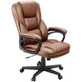 Black PU Leather High Back Adjustable Swivel Office Chair L263821