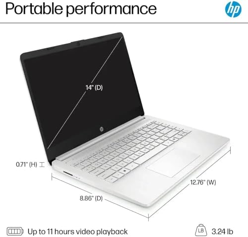 14" Intel N150 16GB RAM 256GB Storage Laptop Natural Silver O674
