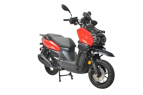 150cc Moped Gas Scooter with 12 inch Aluminum Wheels G95984