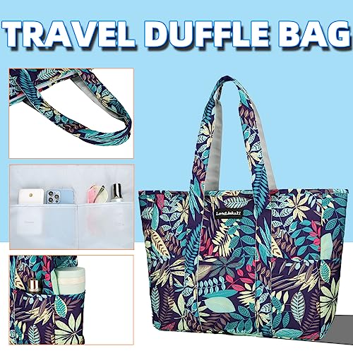 Waterproof Sandproof Beach Tote Bag with Zipper T589