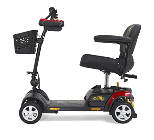 Red 4-Wheel Compact Mobility Scooter K2968