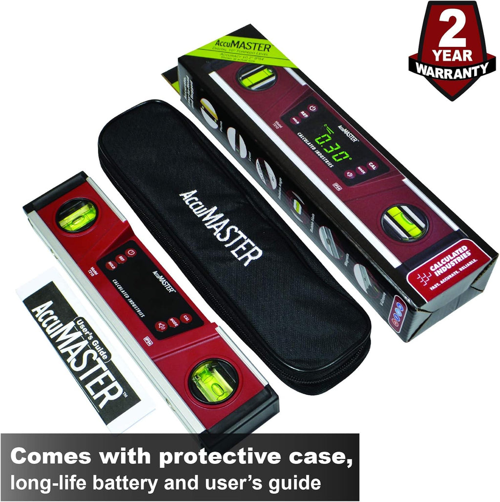 Digital Torpedo Level and Protractor Pack of 2 X68677