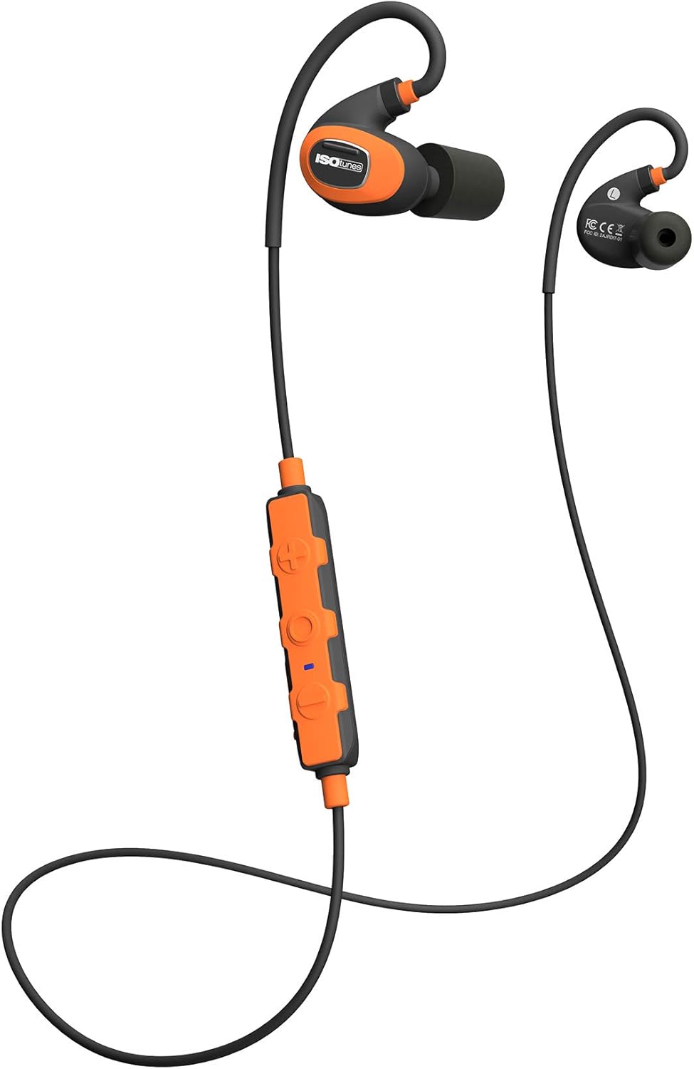 Bluetooth Earplug Headphones 27 dB Noise Reduction Safety Orange S244
