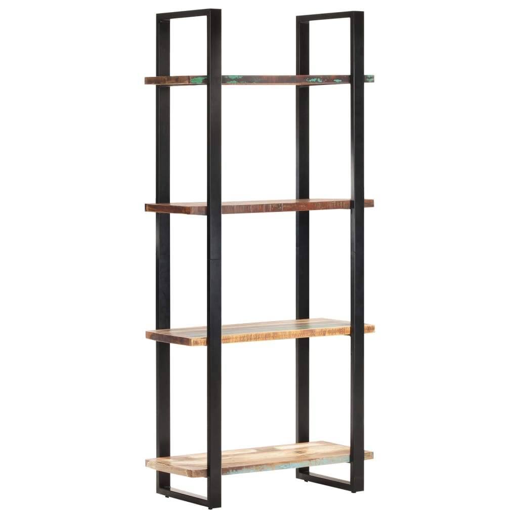 4-Tier Solid Reclaimed Wood Bookcase C312068