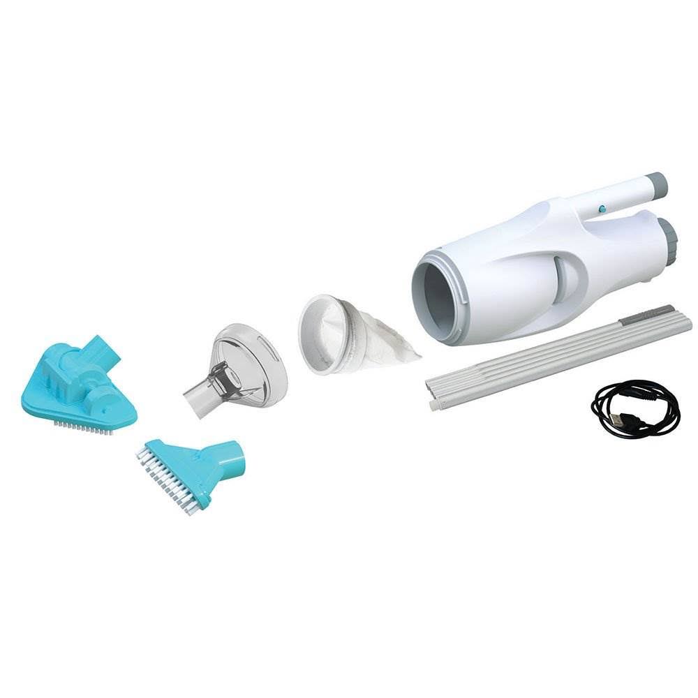 3-Piece Rechargeable Above-Ground Swimming Pool Vacuum J583
