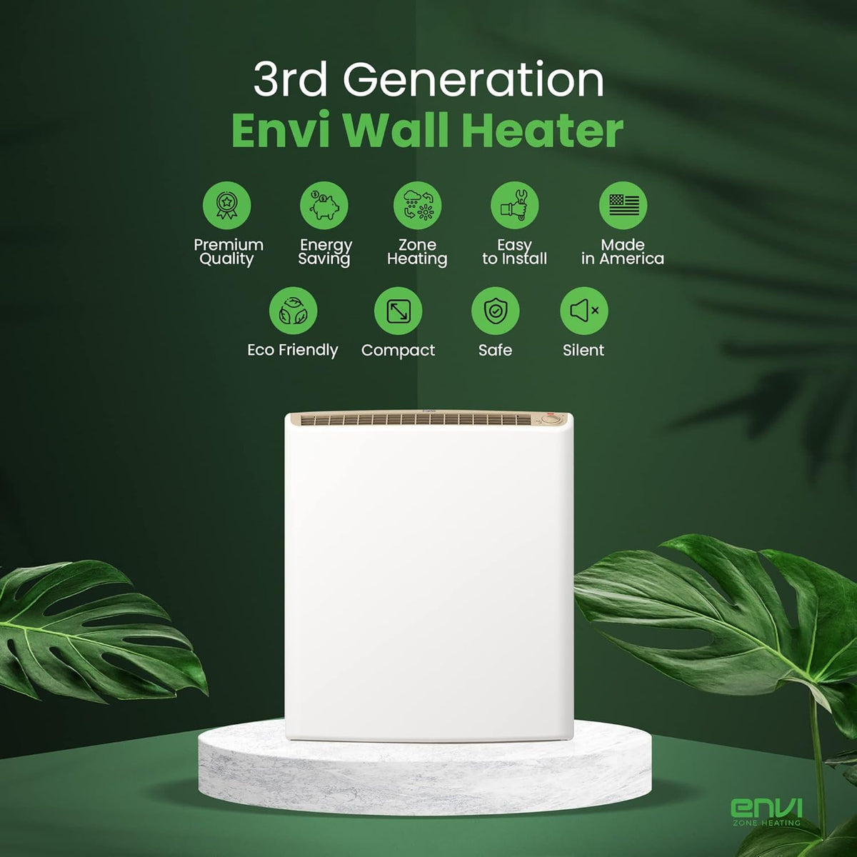 Envi Plug-in Electric Panel Wall Heater K768