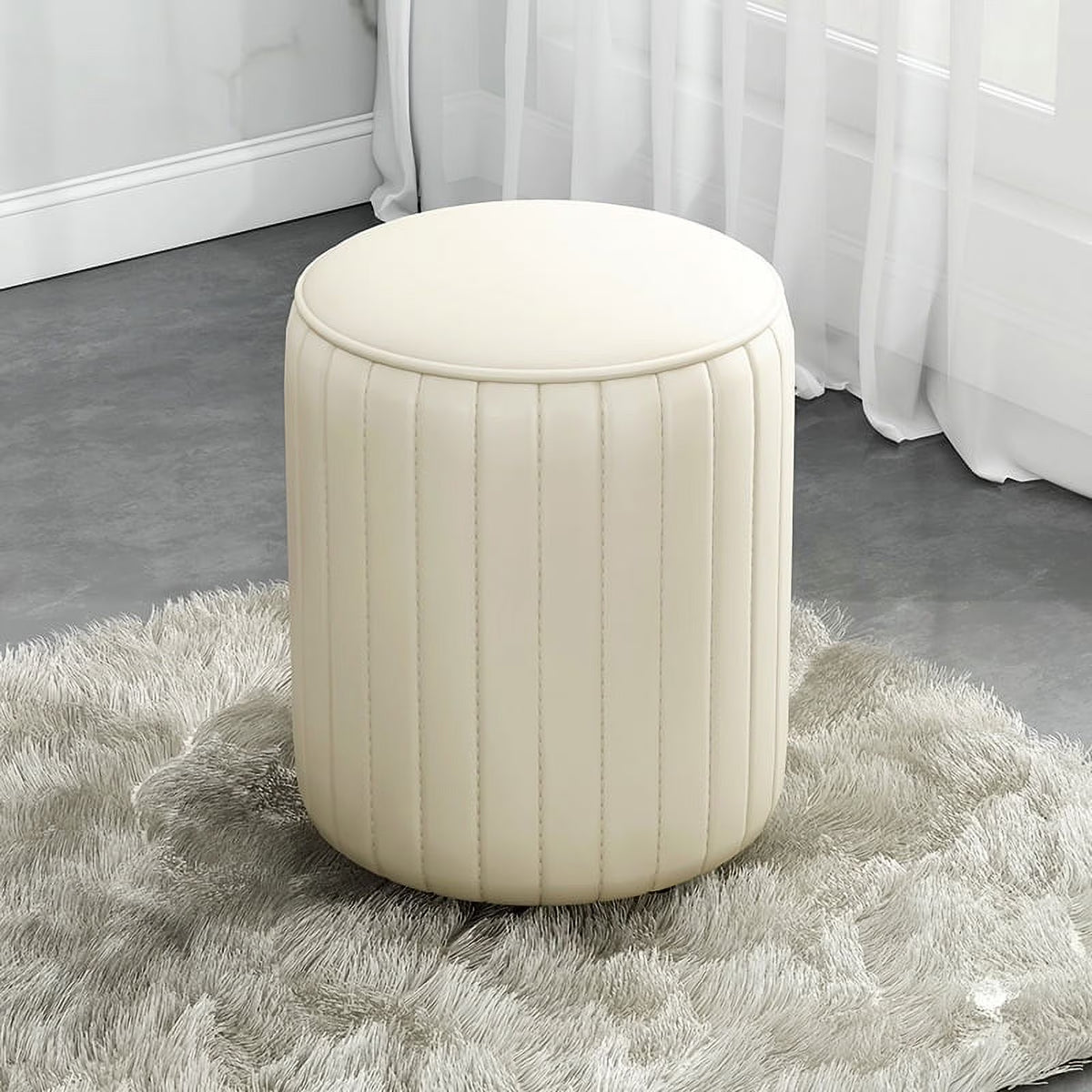 Soft Leather Makeup Stool Y5801
