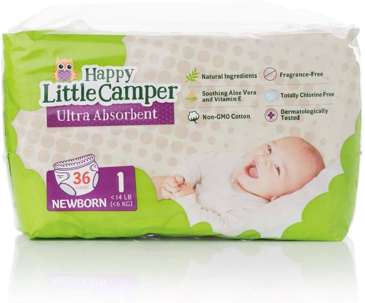 Natural Diapers, Flushable Wipes, Monthly Pack, Size 1, 252 Count P441346