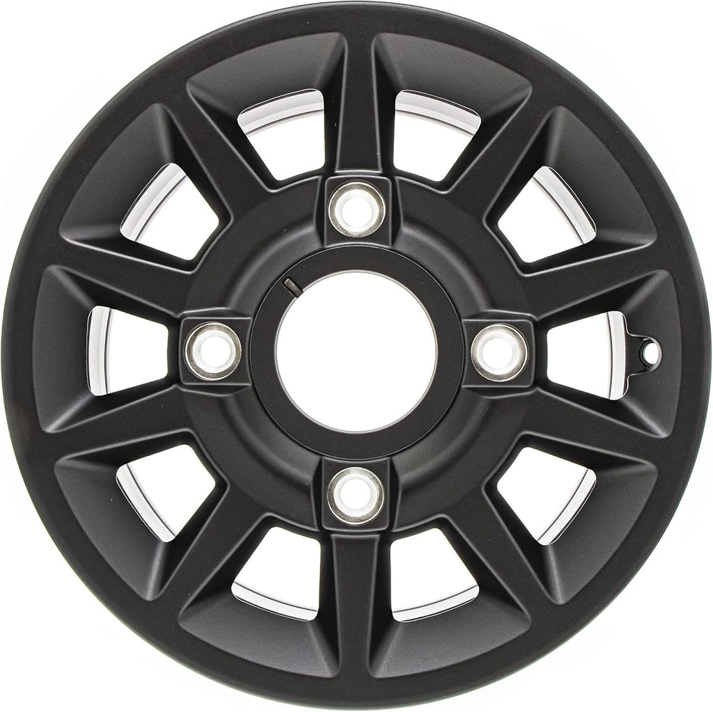 Front Rim 14 in. X 6 in. Wide Flash Black E4404