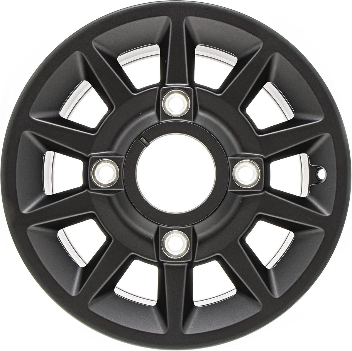 Front Rim 14 in. X 6 in. Wide Flash Black E4404