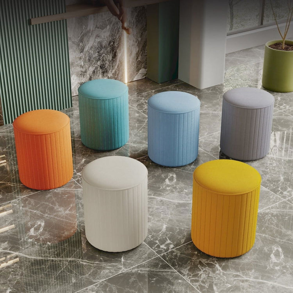 Soft Leather Makeup Stool Y5801