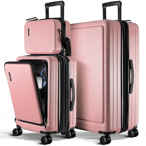 Black 22 Inch Carry On Luggage with Wheels M84153