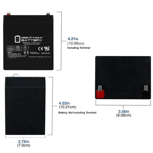 12V 5AH SLA Battery Z604