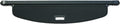 Black Retractable Rear Trunk Cargo Cover O6469