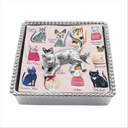Beaded Napkin Box D5859