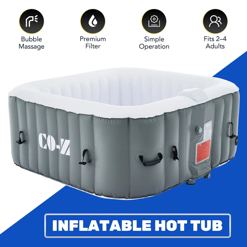 4-6 Person Blow-Up Hot Tub with Air Jets T712494