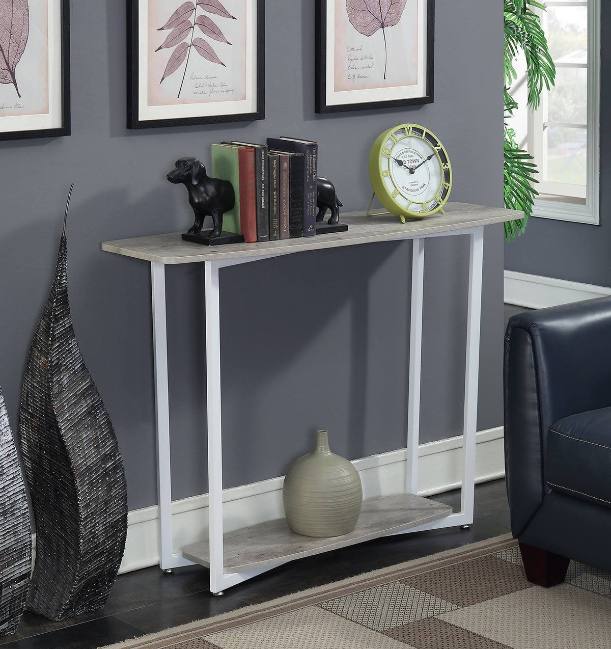 Gray/White Console Table I864
