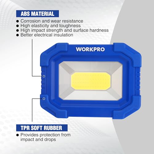 Rechargeable Magnetic LED Work Light 2000LM 2 Pack V914