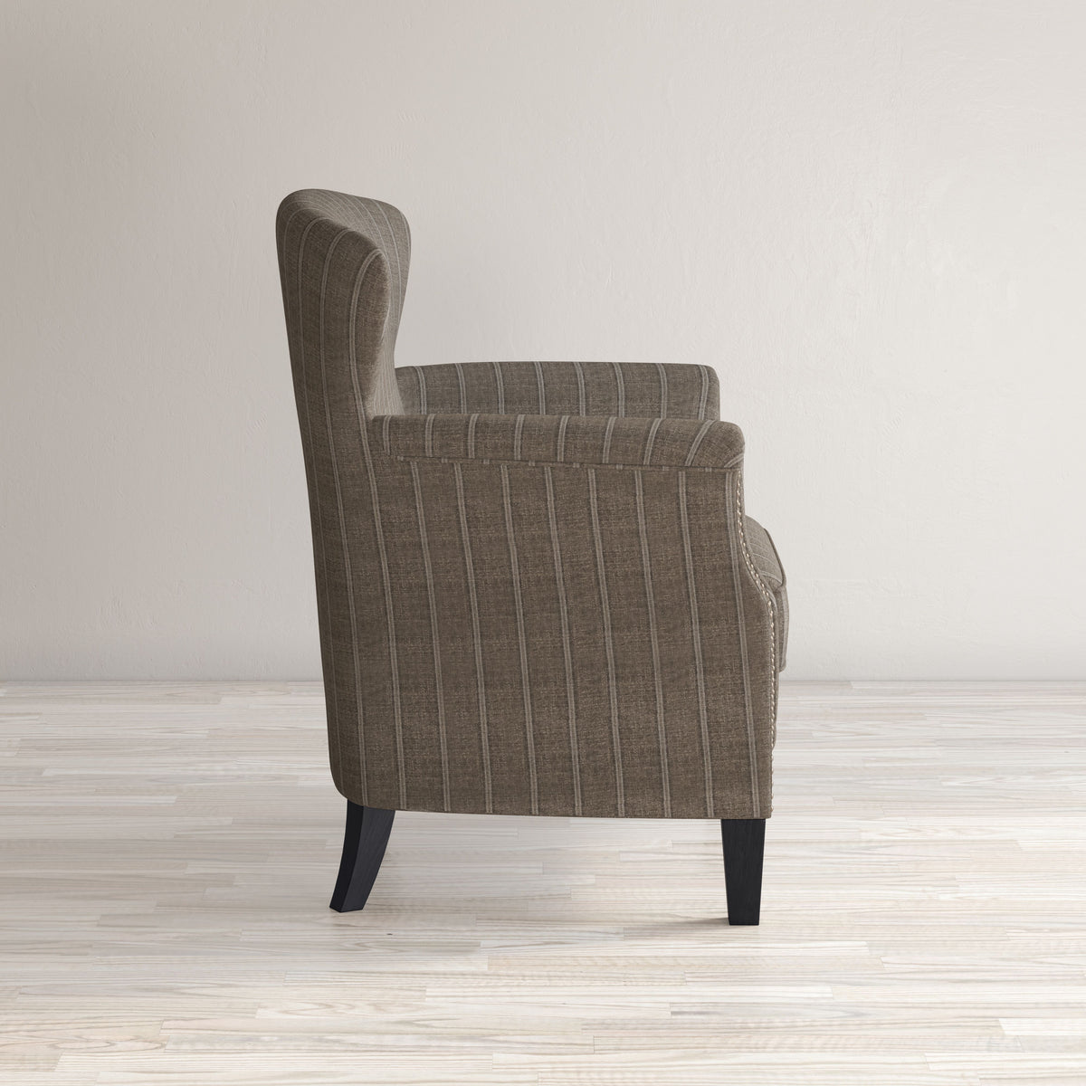 Classic Upholstered Accent Chair with Nailhead Trim X76478