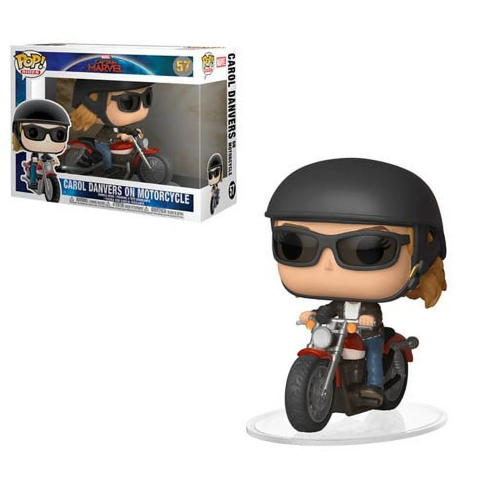 Funko POP! Ride: Marvel - Captain Marvel - Carol Danvers on Motorcycle F924