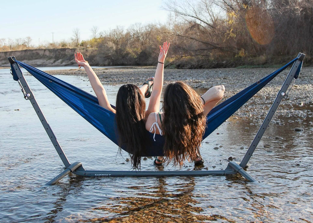 Gray Hammock Stand P1859