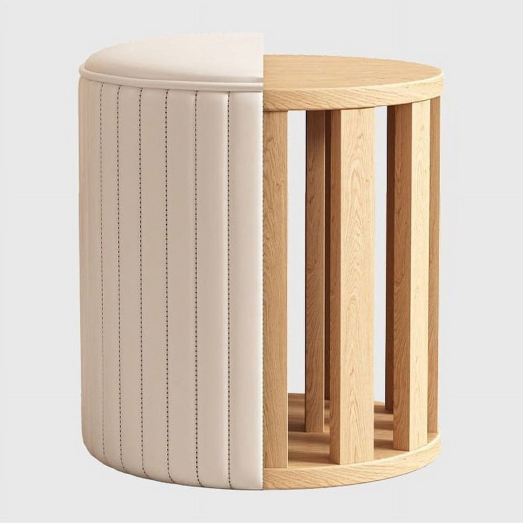 Soft Leather Makeup Stool Y5801