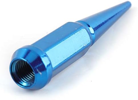 24 Pcs Blue Spike Lug Nuts with Key K88344