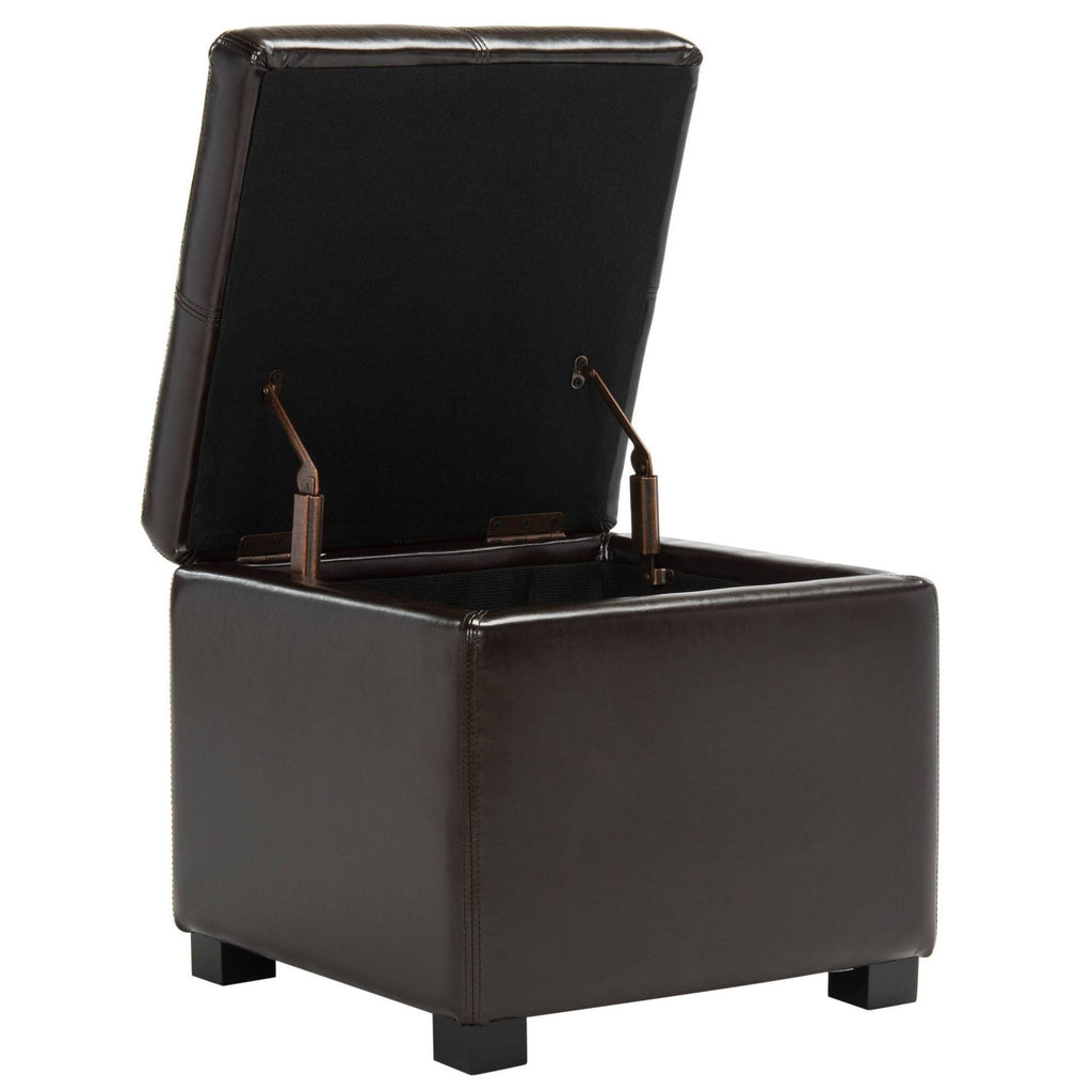 Brown Square Ottoman W387388