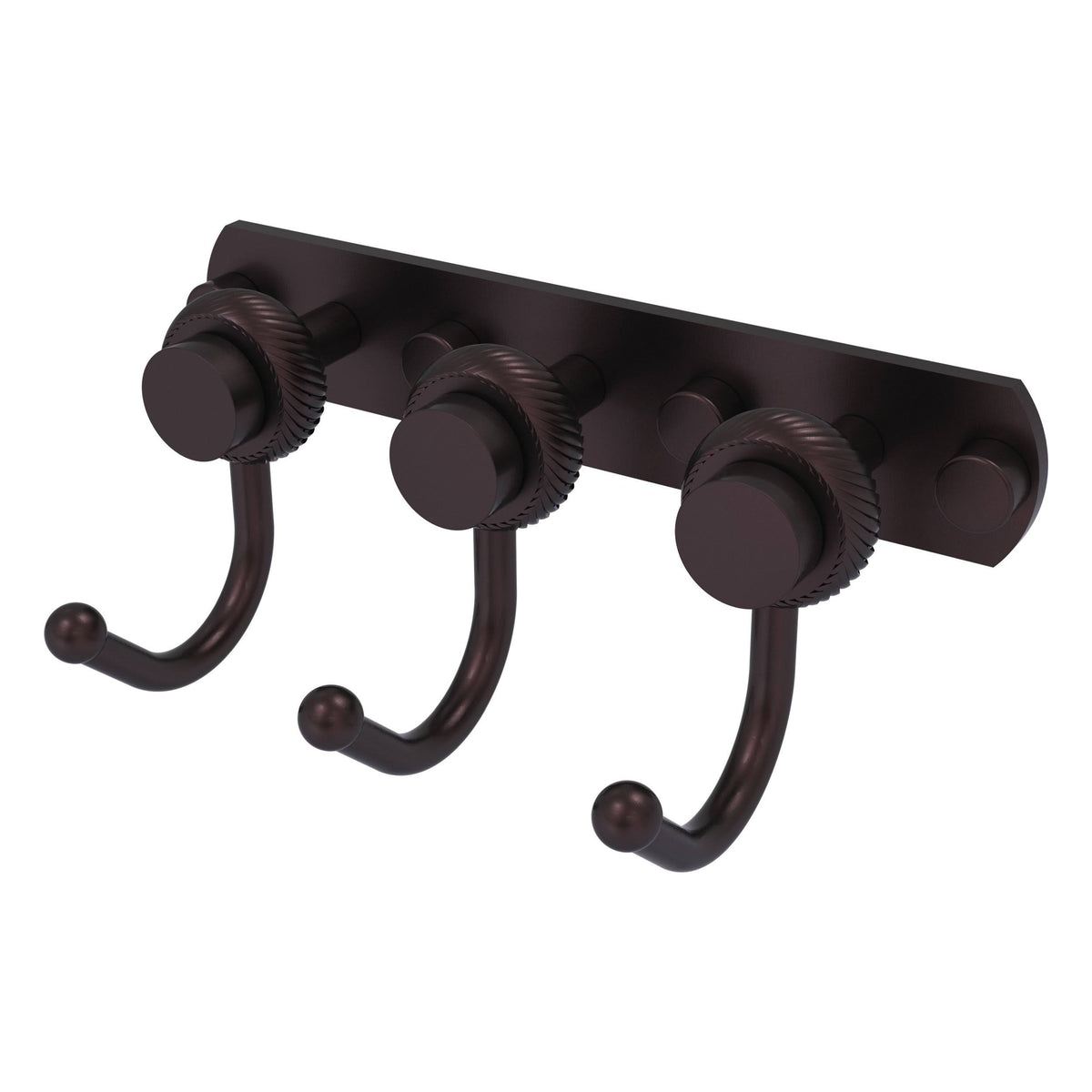 Antique Bronze 3 Position Multi Hook with Twisted Accent C7262