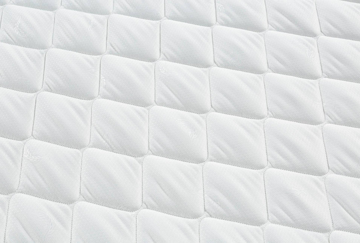 Queen Mattress White Fabric Q605